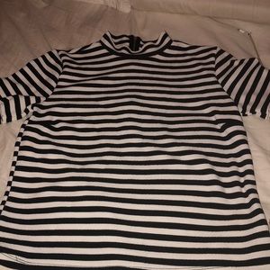 Black & white striped shirt